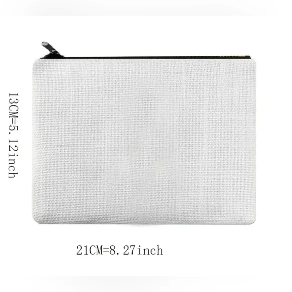 Funny Quote Carry-All Pouch Zipper Bag Storage,Cosmetic, Canvas, Pencil - Picture 3 of 3